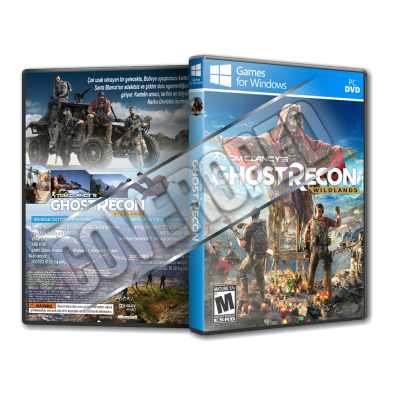 Tom Clancy's Ghost Recon Wildlands Pc Game Cover Tasarımı (Dvd cover)